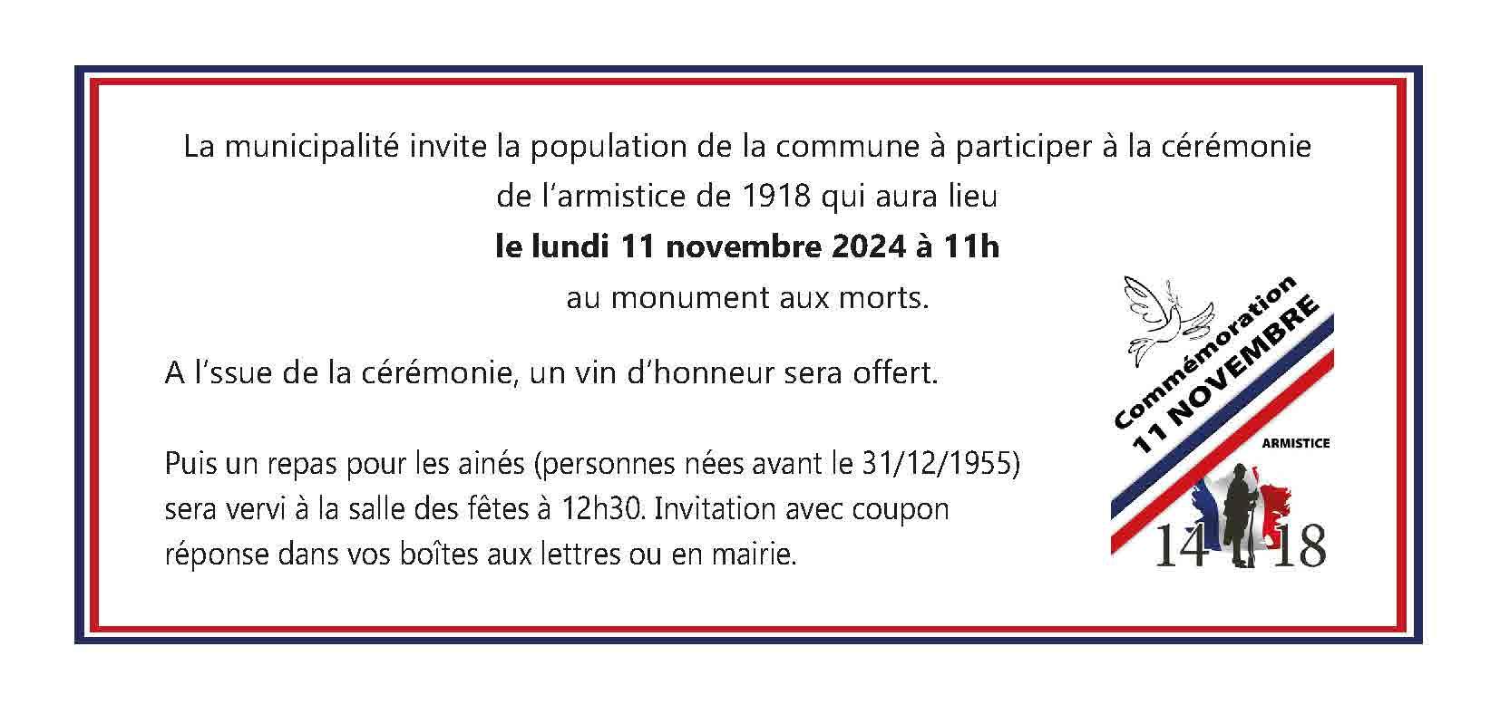 Comemoration 11 novembre